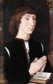 祈りの若者 1475年 オランダ ハンス・メムリンク
